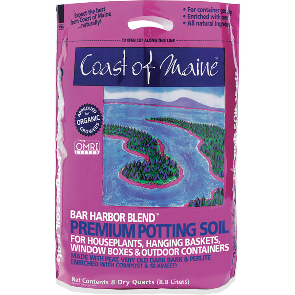 Bar Harbor Blend Premium Organic Potting Soil (8 QT)