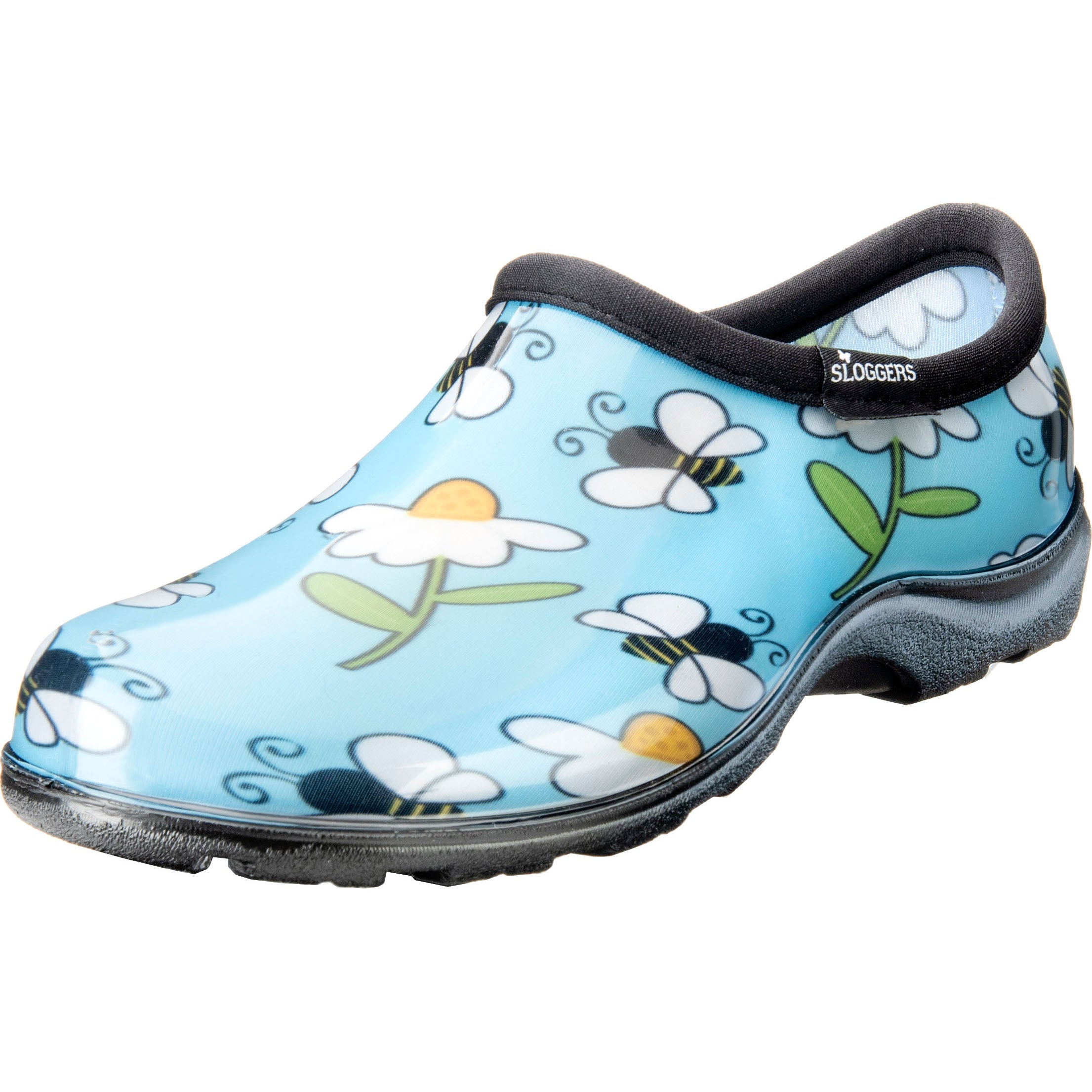 Sloggers Womens Waterproof Garden Shoe (BLUE BEE, SZ 6)