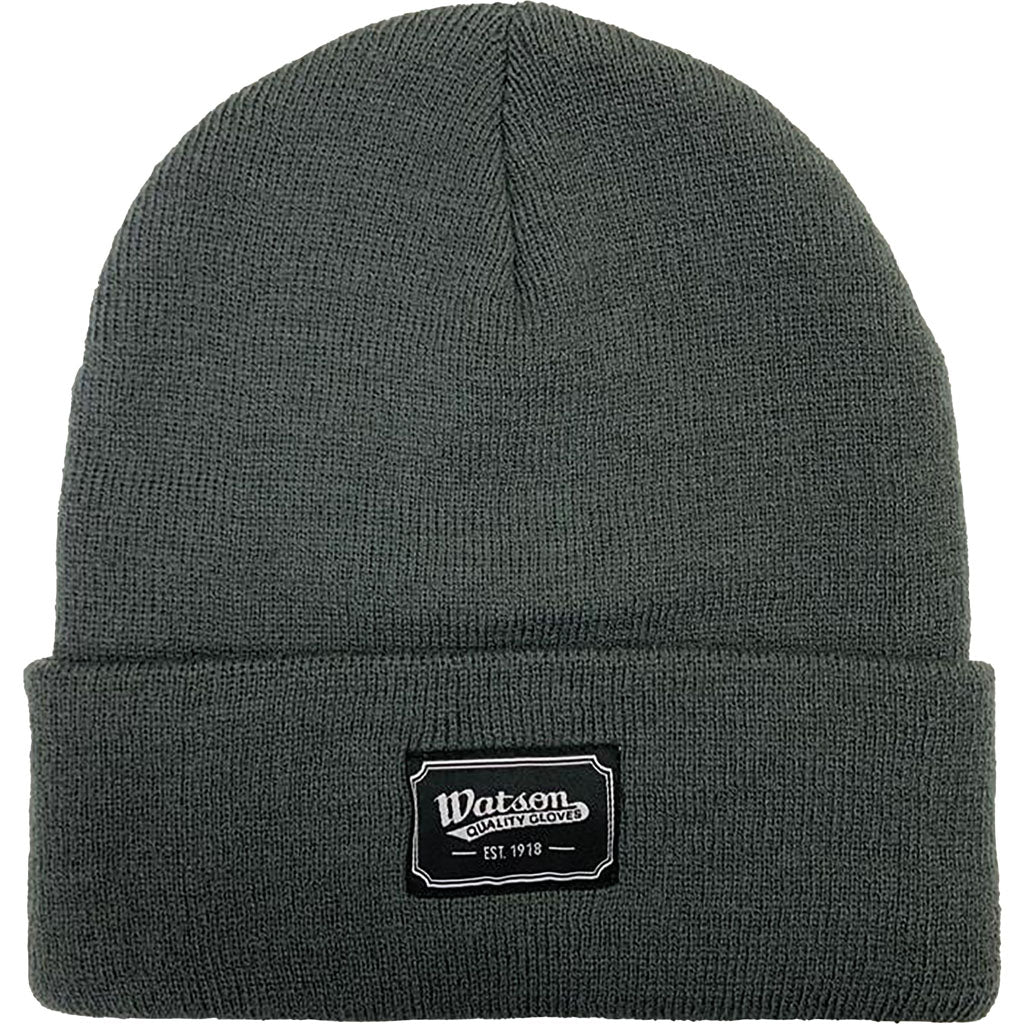 Watson Gloves Cuffed Toque Winter Hat (SILVER, OS)