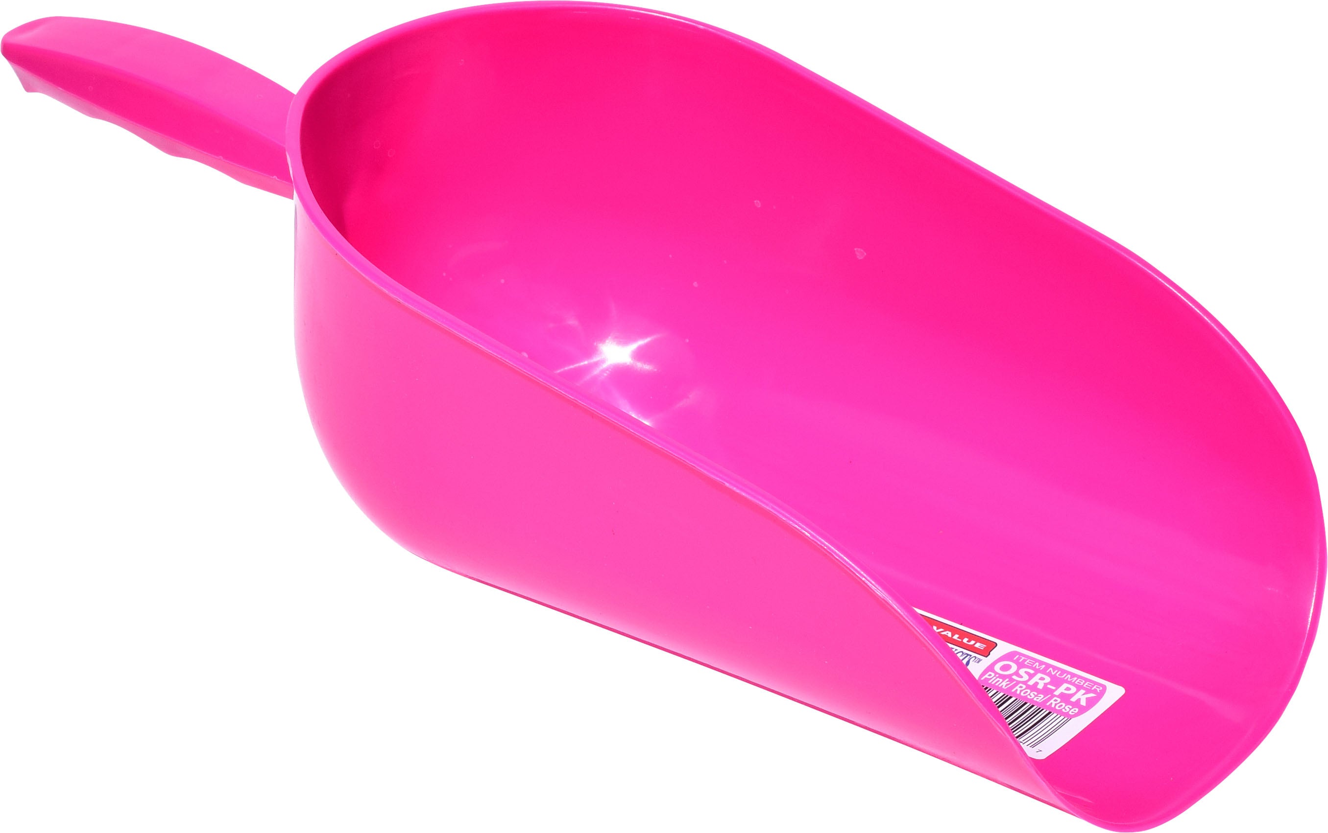Tuff Stuff Open Scoop Round (PINK, 5 QT)