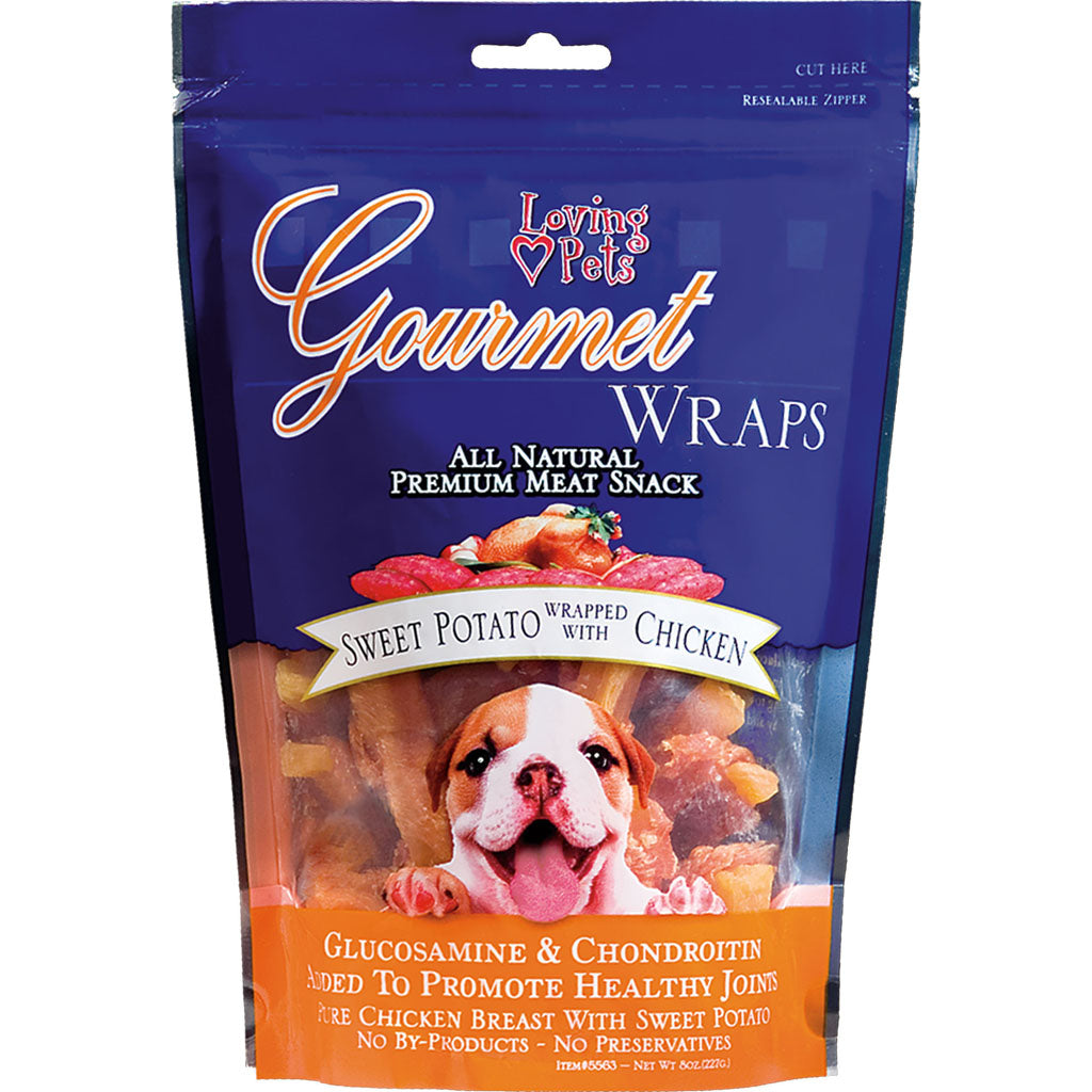 Gourmet Wraps W/Glucosamine & Chondroitin (SWEET POTATO/CH, 8 OZ)