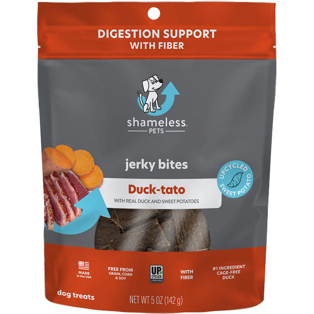 Shameless Dog Jerky Bites (DUCK/SWEET POTA, 5 OZ)