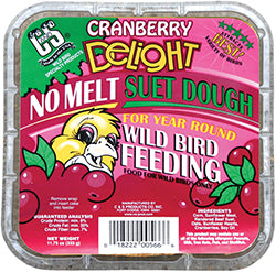 C&S Delight No Melt Suet Dough (CRANBERRY, 11.75 OZ)