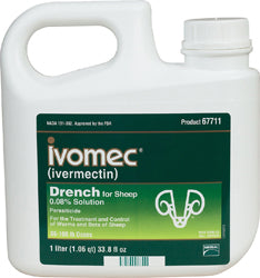 Ivomec Drench .08% Solution Dewormer For Sheep (1 L)
