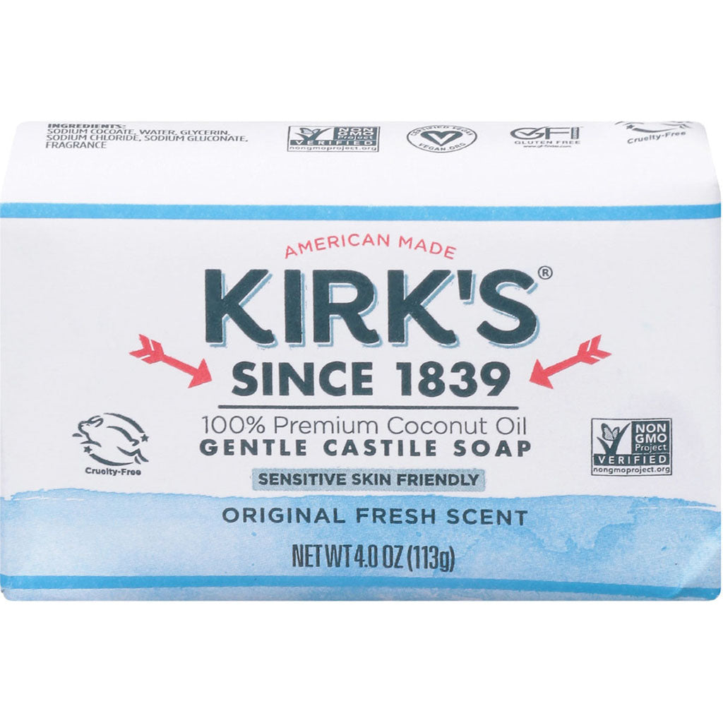 Kirks Coco Castile Bar Soap (4 OZ)