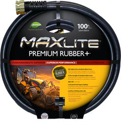 Swan Element Maxlite Premium Rubber+ Hose (BLACK, 5/8 IN X 100 FT)