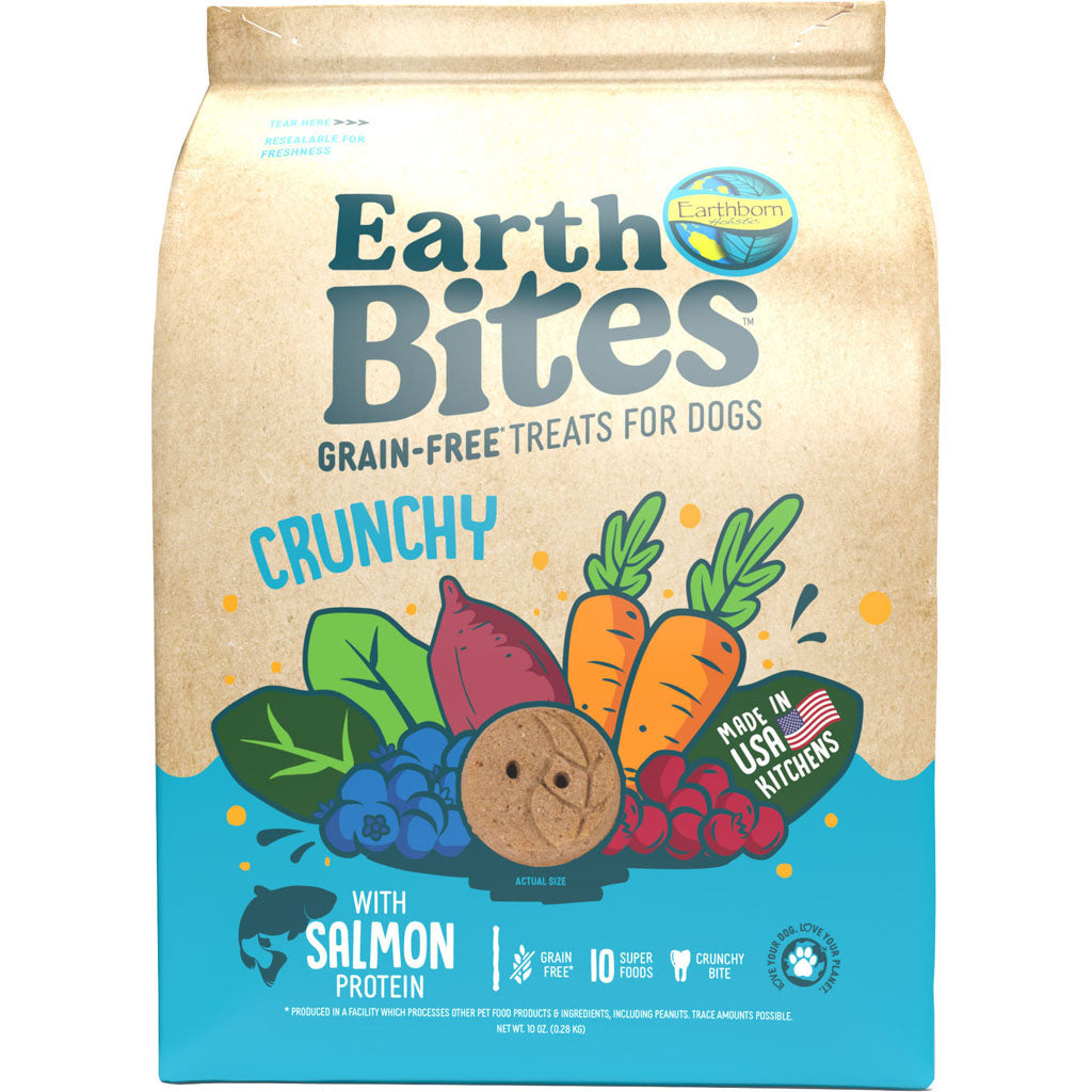 Holistic Earthbites Grain Free Treats (SALMON, 10 OZ)