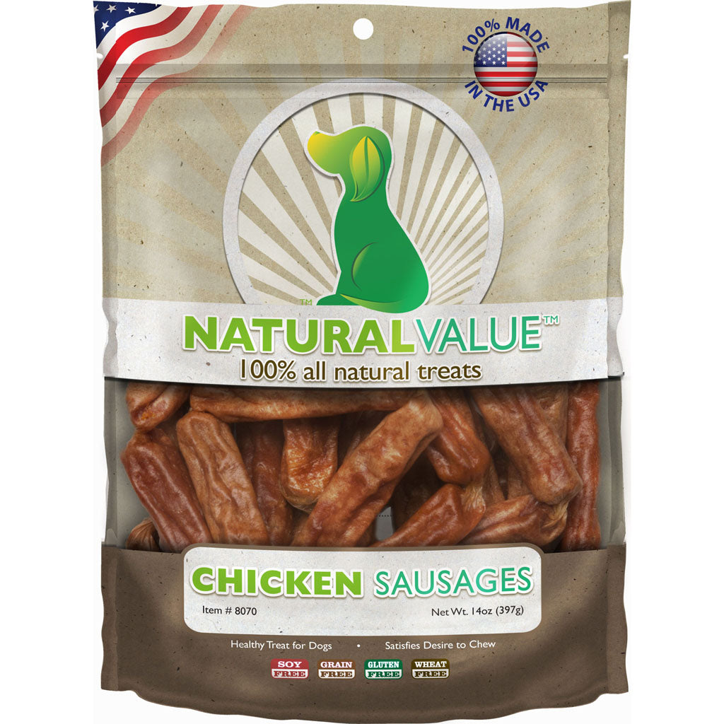 Natural Value Usa Sausage Recipe (CHICKEN, 14 OZ)