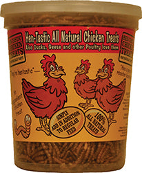 Hentastic Mealworm To Go All Chicken Treats (6 OZ)