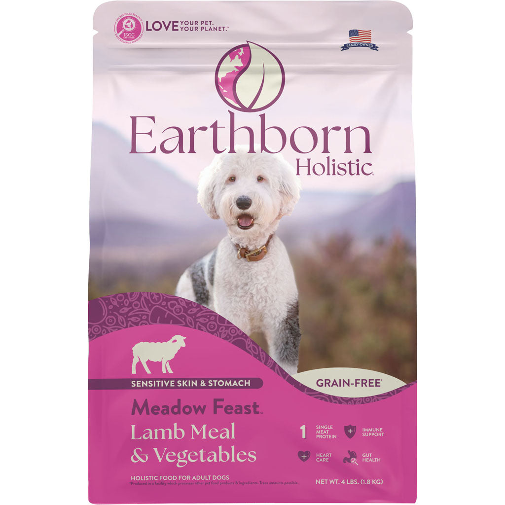 Holistic Meadow Feast Grain Free Dog Food (LAMB, 4 LB)