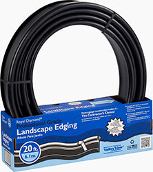 Royal Diamond Professional Grade Landscape Edging (BLACK, 5 IN-20 FT)