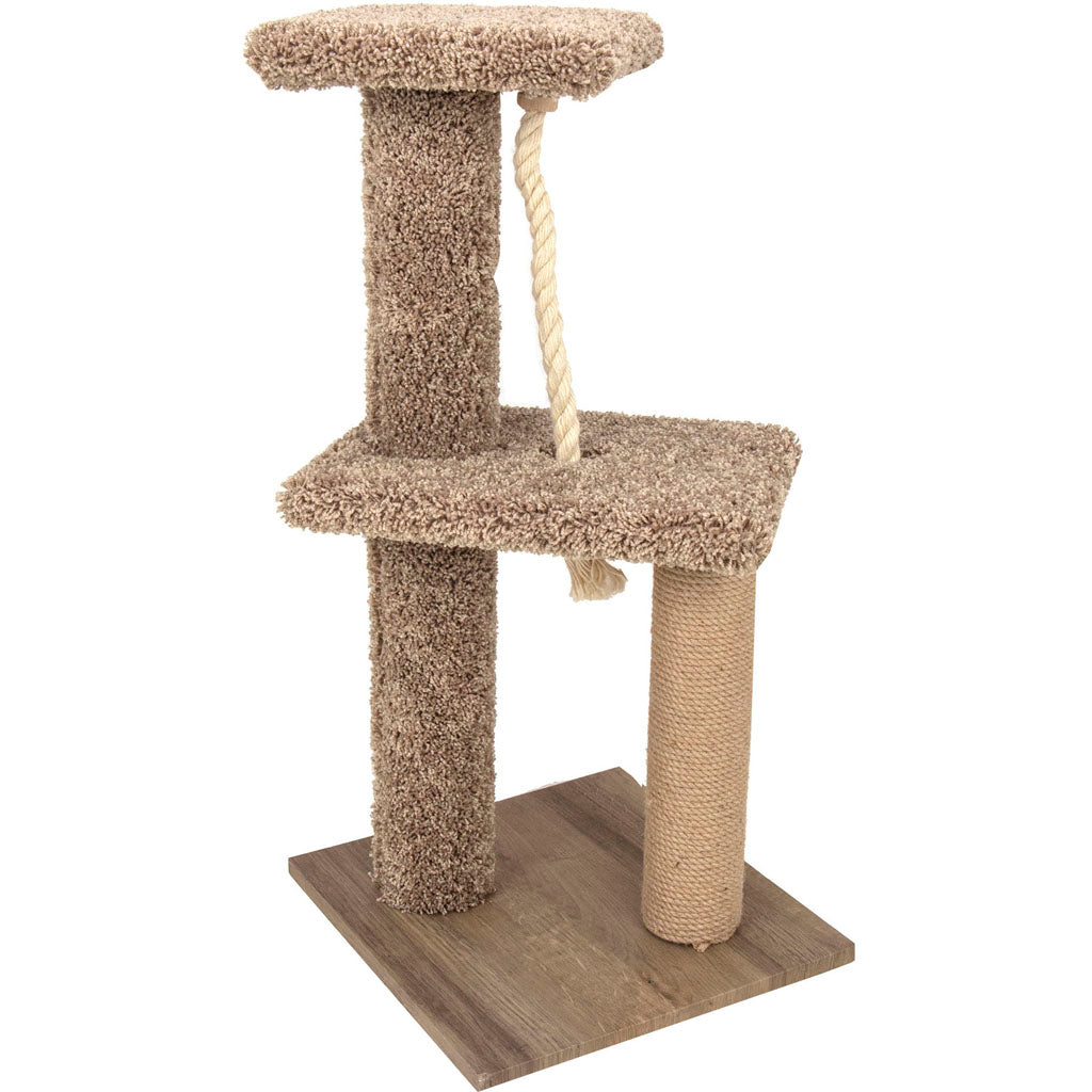2 Story Cat Post W/Laminate Base (15.5X15.5X32 IN)