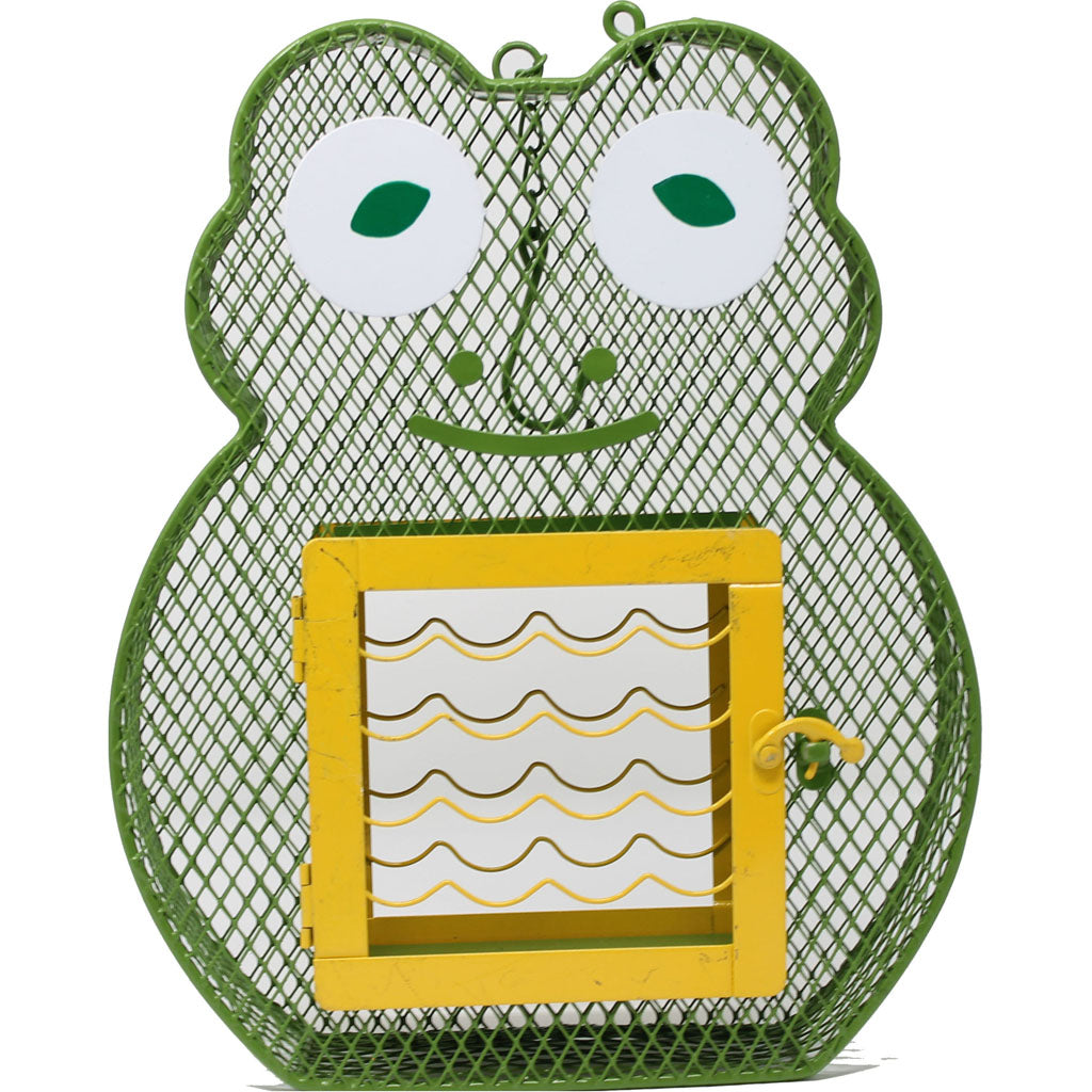 Suet 'N Seed Feeder Frog (GREEN, 2 CAKE CAP)