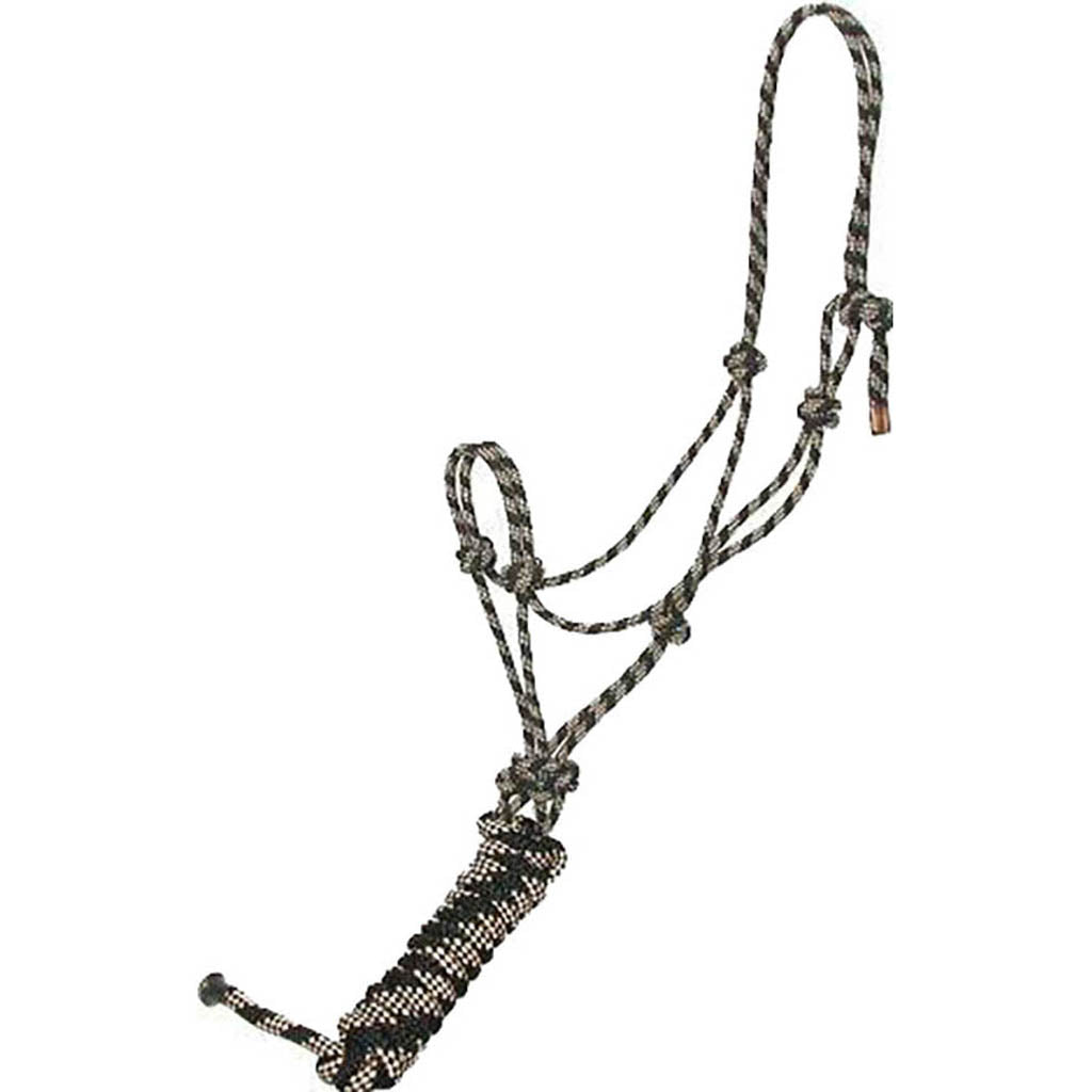 Gatsby Classic Cowboy Rope Halter W/Lead (GREEN/BLACK, HORSE)