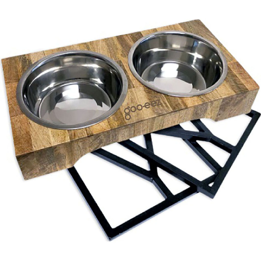 Goo-Eez 3 In 1 Adjustable Mango Wood Dbl Diner (METAL, O/S)