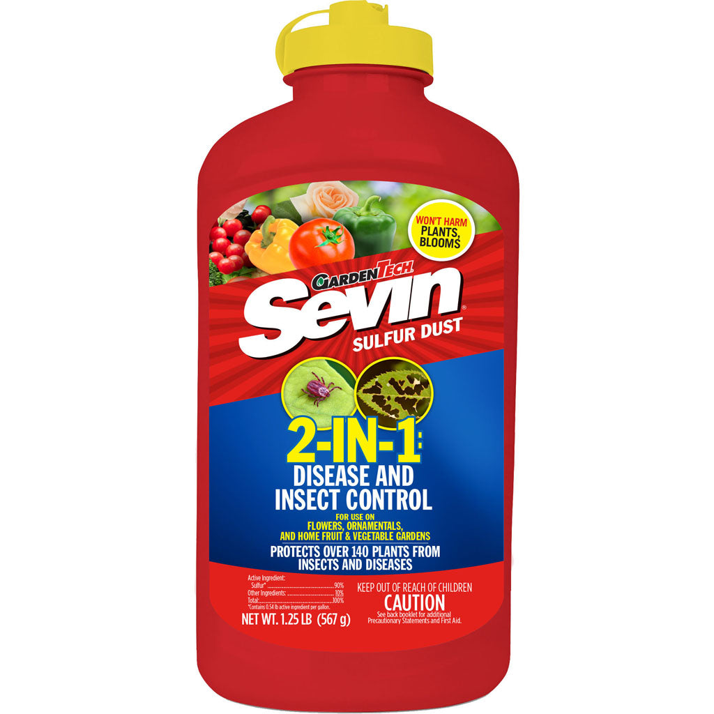 Sevin Sulfur Dust 2-In-1 Disease & Insect Control (1.25 LB)