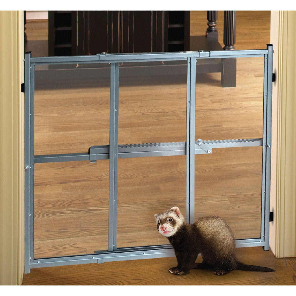 Marshall Ferret Better View Gate (GRAY, 24-36X24 IN)