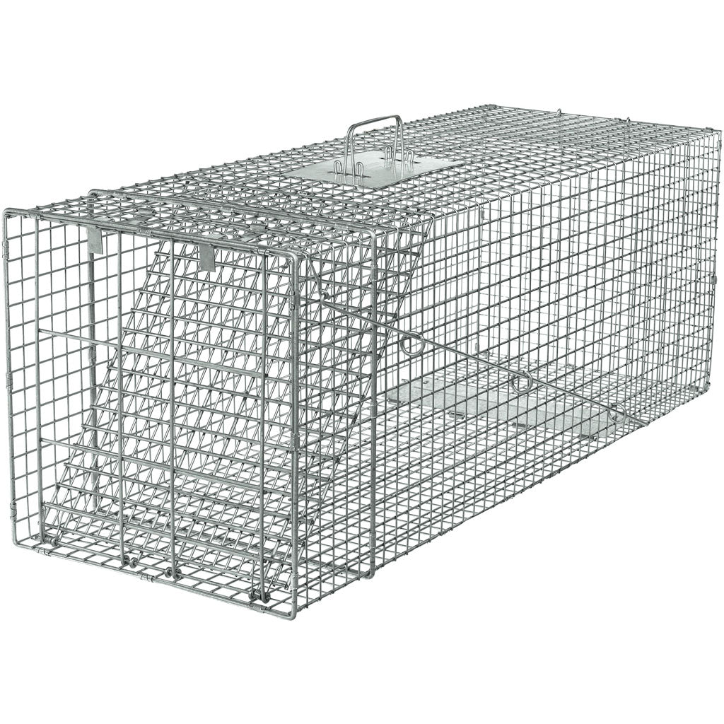Havahart 1-Door Extra Large Animal Trap (STAINLESS STEEL, 42X15X15 IN)