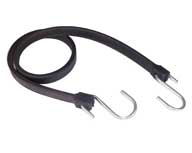Keeper Epdm Rubber Strap  W/S Hooks (BLACK, 45 IN)
