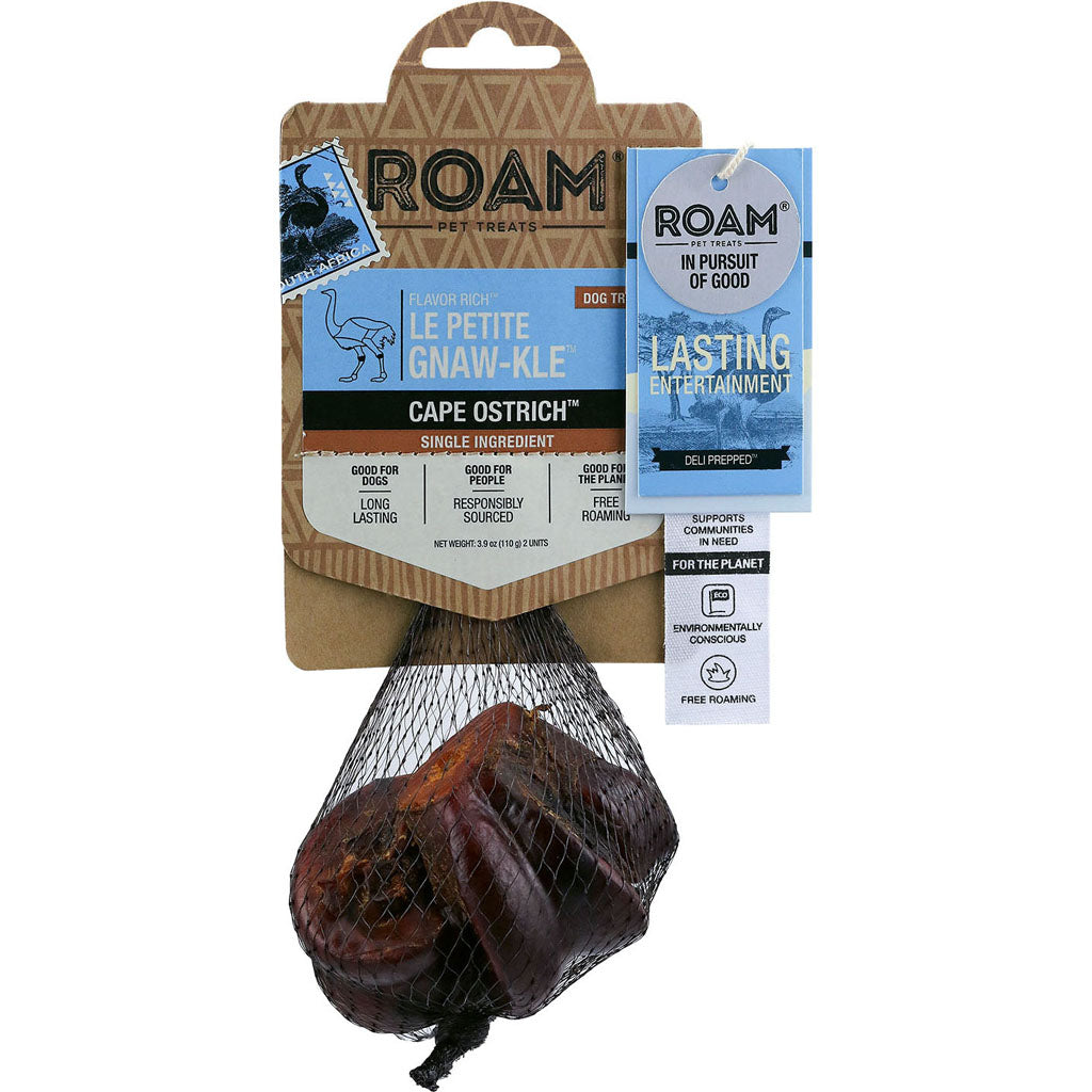 Roam Flavor Rich Le Petite Gnaw-Kle (OSTRICH, 2 PK)