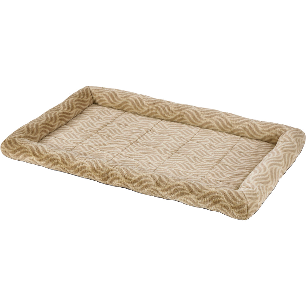 Quitetime Deluxe Wave Pet Bed (TAN, 48 IN)