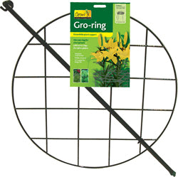 Grow Thru Ring Plant Support Hoop (GREEN, 20 IN)