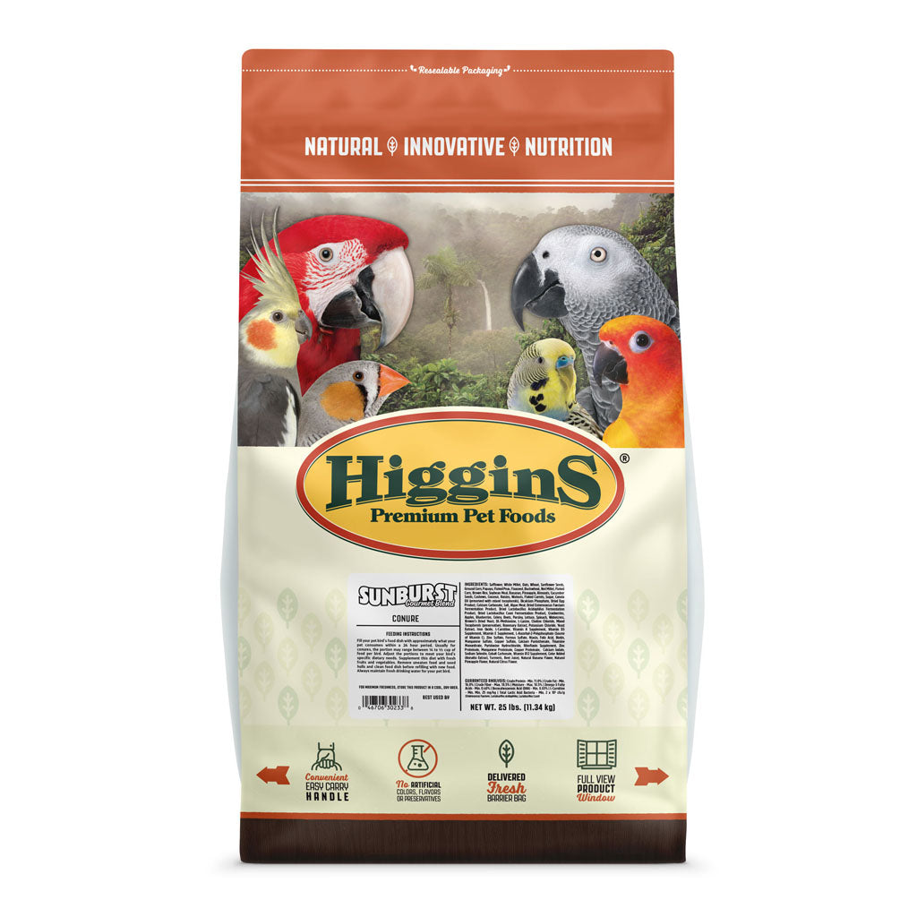Sunburst Gourmet Blend Conure (25 LB)