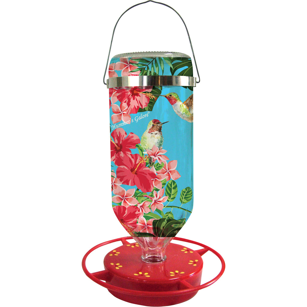 Hummer'S Galore Blue Sky Hummingbird Feeder (BLUE/PINK, 32 OZ)