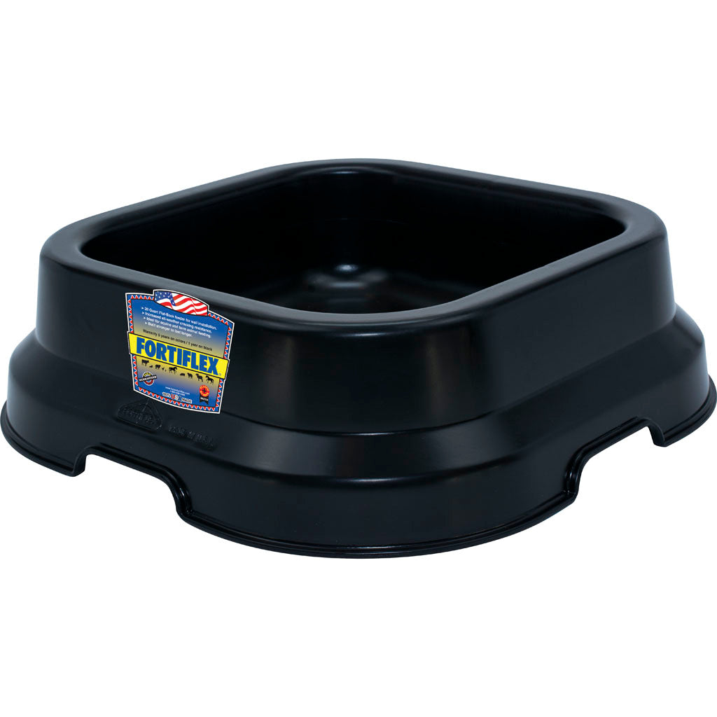 Fortiflex Square Low Pan (BLACK, 10 QT)