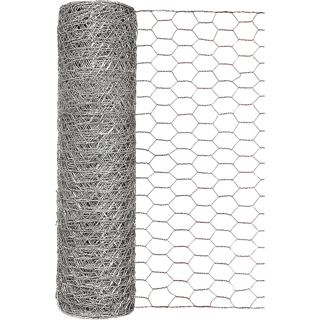 Galvanized Hex Netting (1X18 IN X 50 FT)