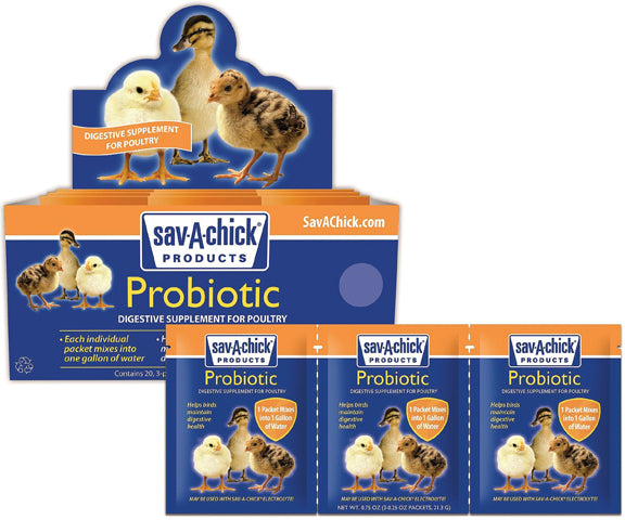Sav-A-Chick Probiotic Supplement (.17 OZ-3 PK)