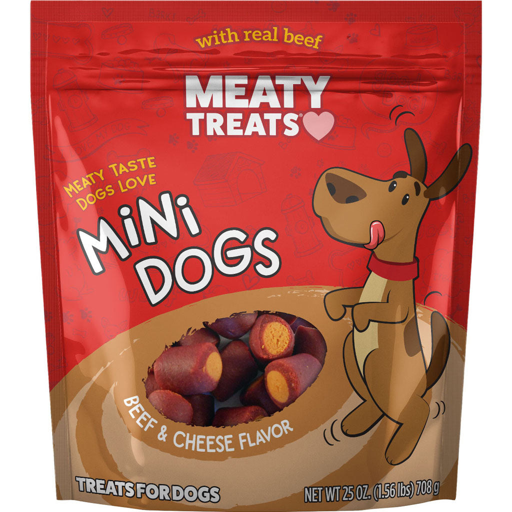 Meaty Treats Flavor Wraps (BEEF/CHEESE, 25 OZ)