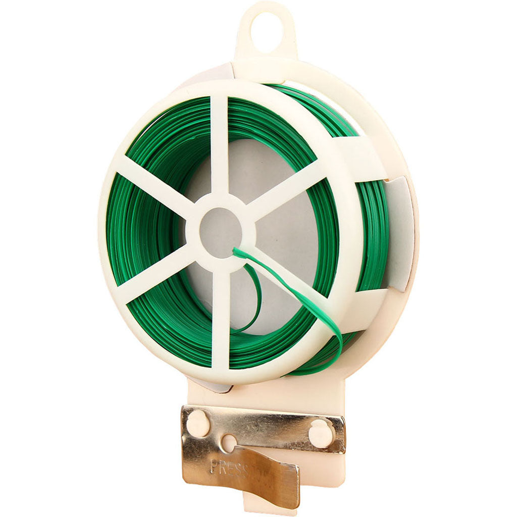 D&D Garden Plant Twist Tie W/Cutter (66 FT)