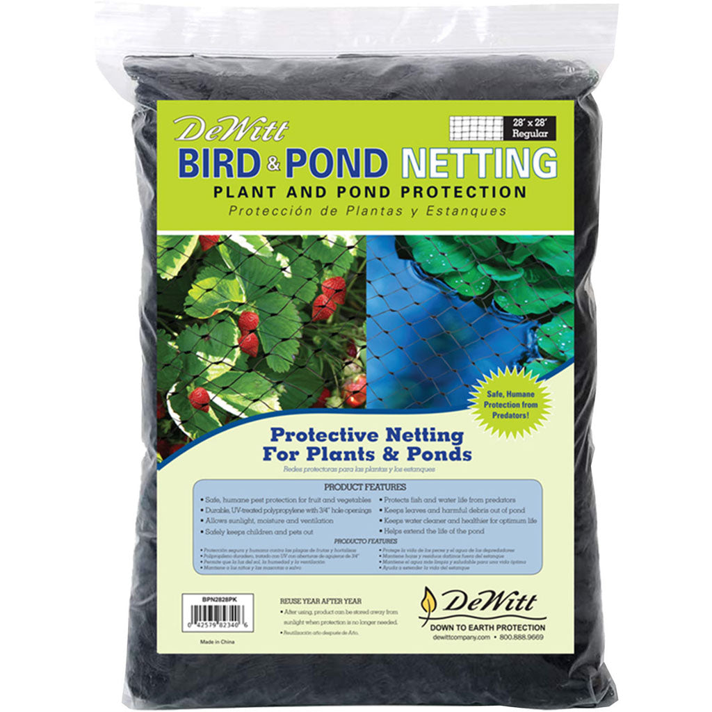 Dewitt Bird And Pond Netting (BLACK, 28X28 IN)