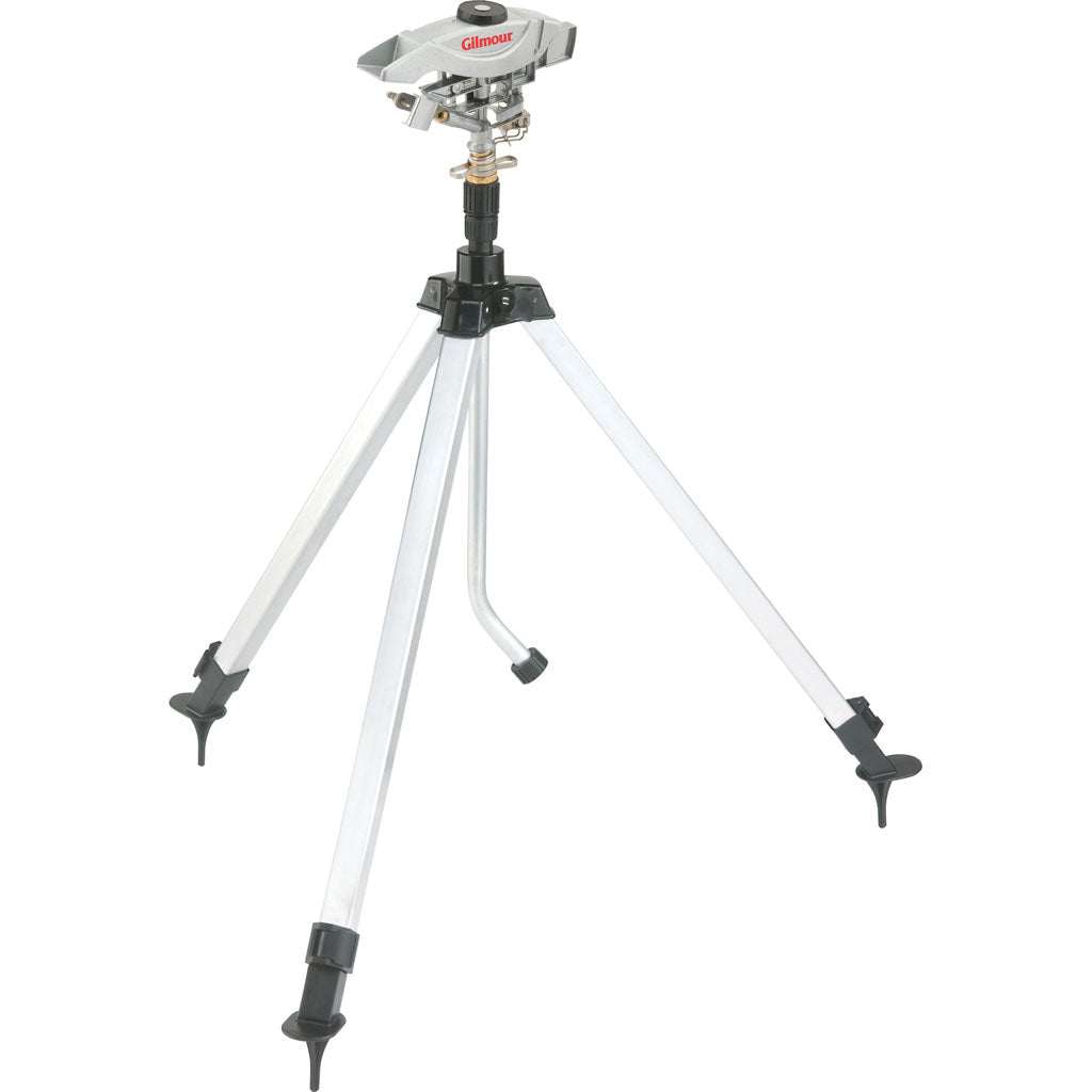 Tripod Telescoping Metal Sprinkler For Xl Lawns