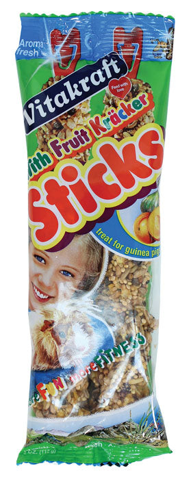 Vitakraft Crunch Sticks Guinea Pig Treats (FRUIT/HONEY, 4 OZ-2 PK)