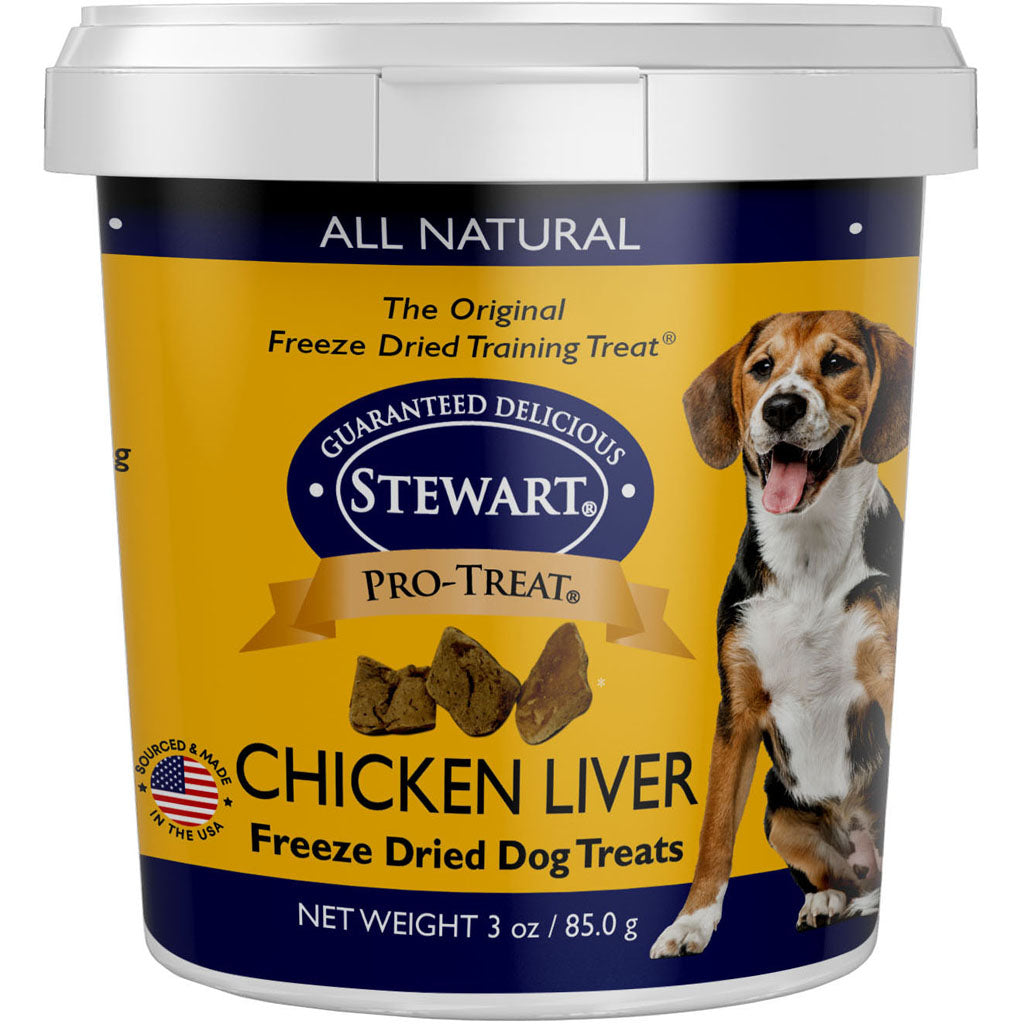 Pro-Treat Freeze Dried Dog Treats (CHICKEN LIVER, 3 OZ)