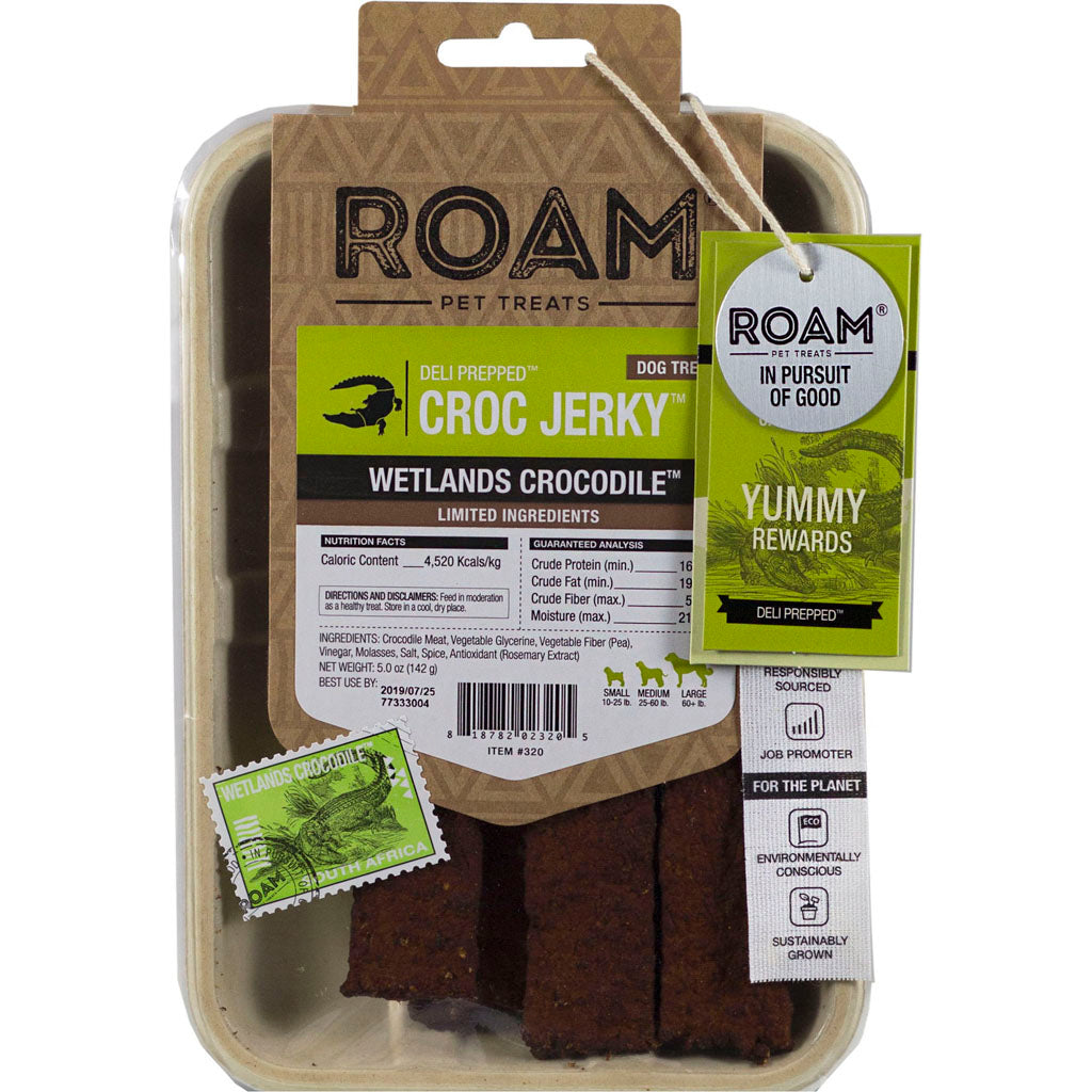 Roam Deli Prepped Croc Jerky (CROCODILE, 5 OZ)