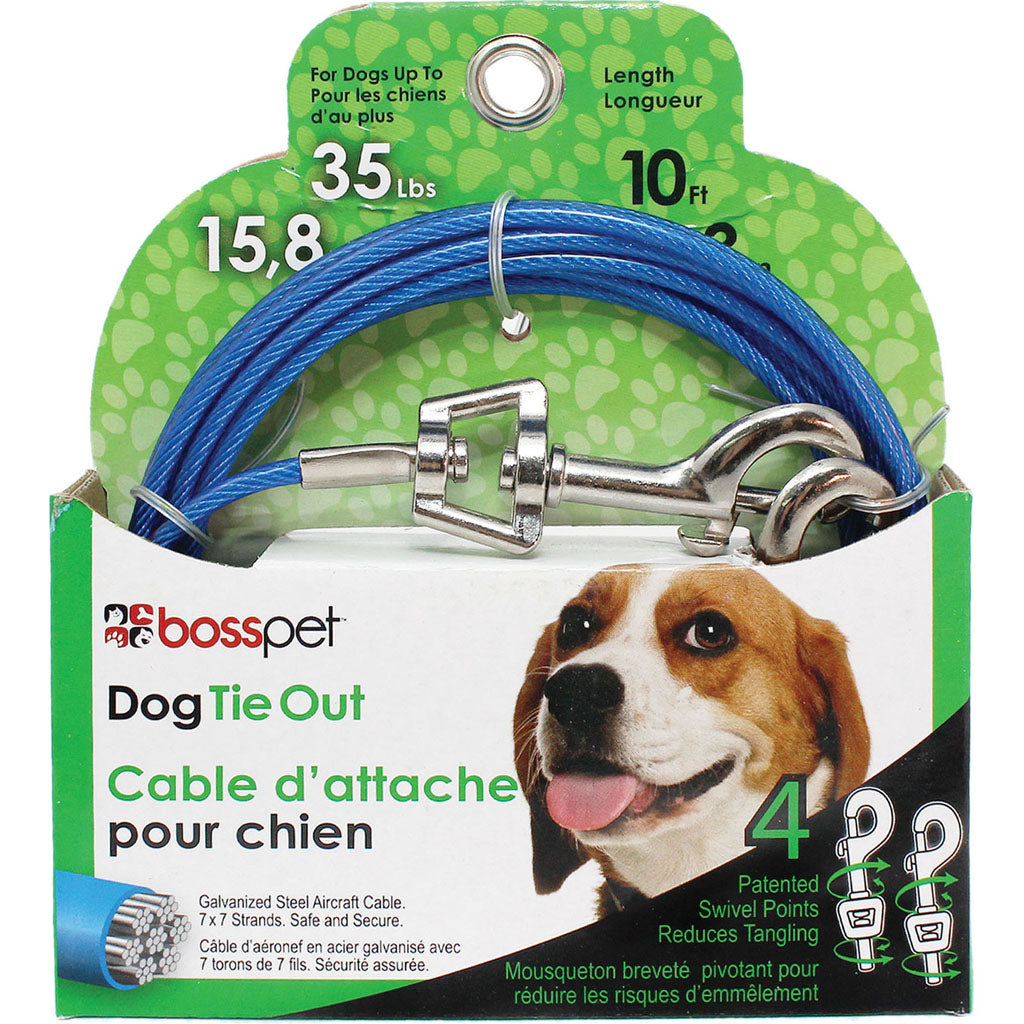 Boss Pet Tie-Out Swivel Snap (10 FT)