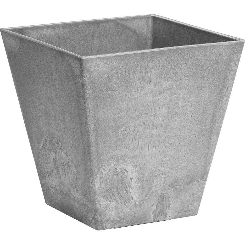 Artstone Ella Square Flowerpot (GRAY, 6 IN)