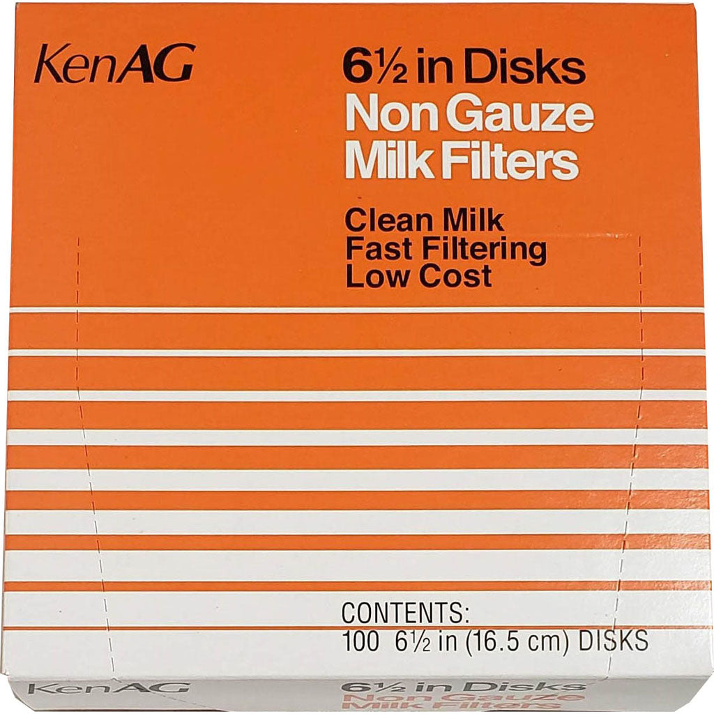 Non Gauze Disk Milk Filter (TAN, 6.5 IN/100 BOX)