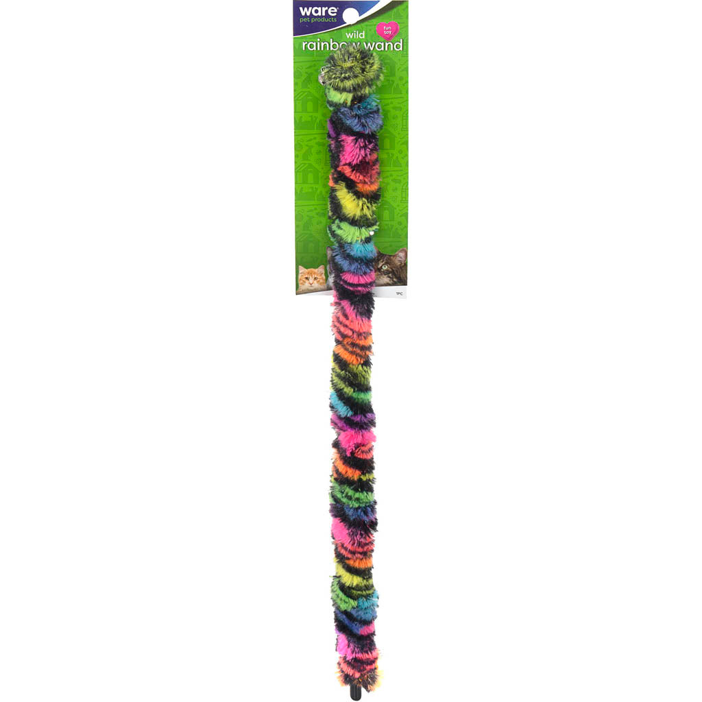 Wild Rainbow Wand Cat Toy