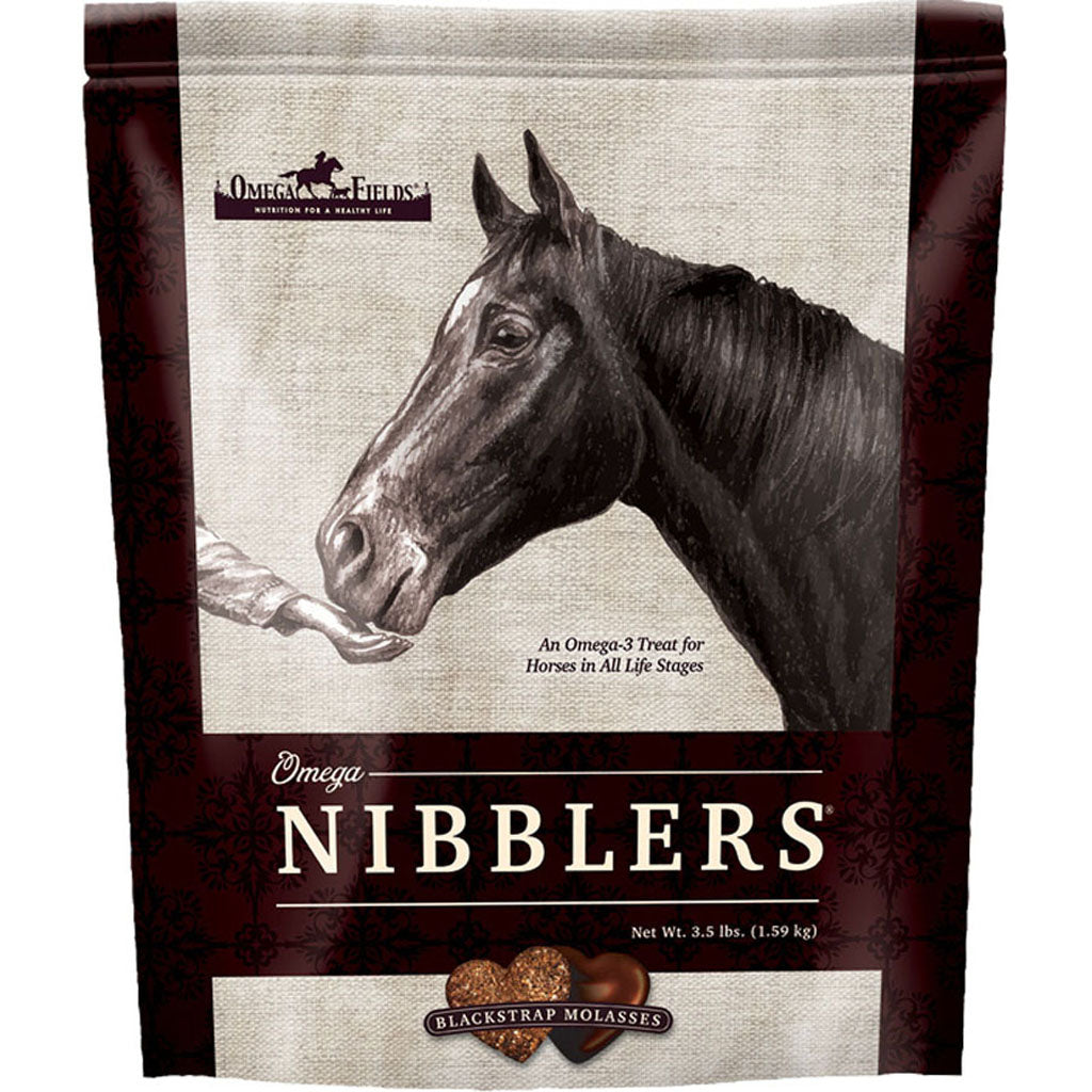 Omega Nibblers Low Sugar & Starch Treat For Horses (APPLE, 3.5 LB)