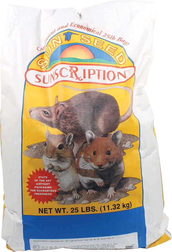 Sun Basics Hamster & Gerbil Food (25 LB)