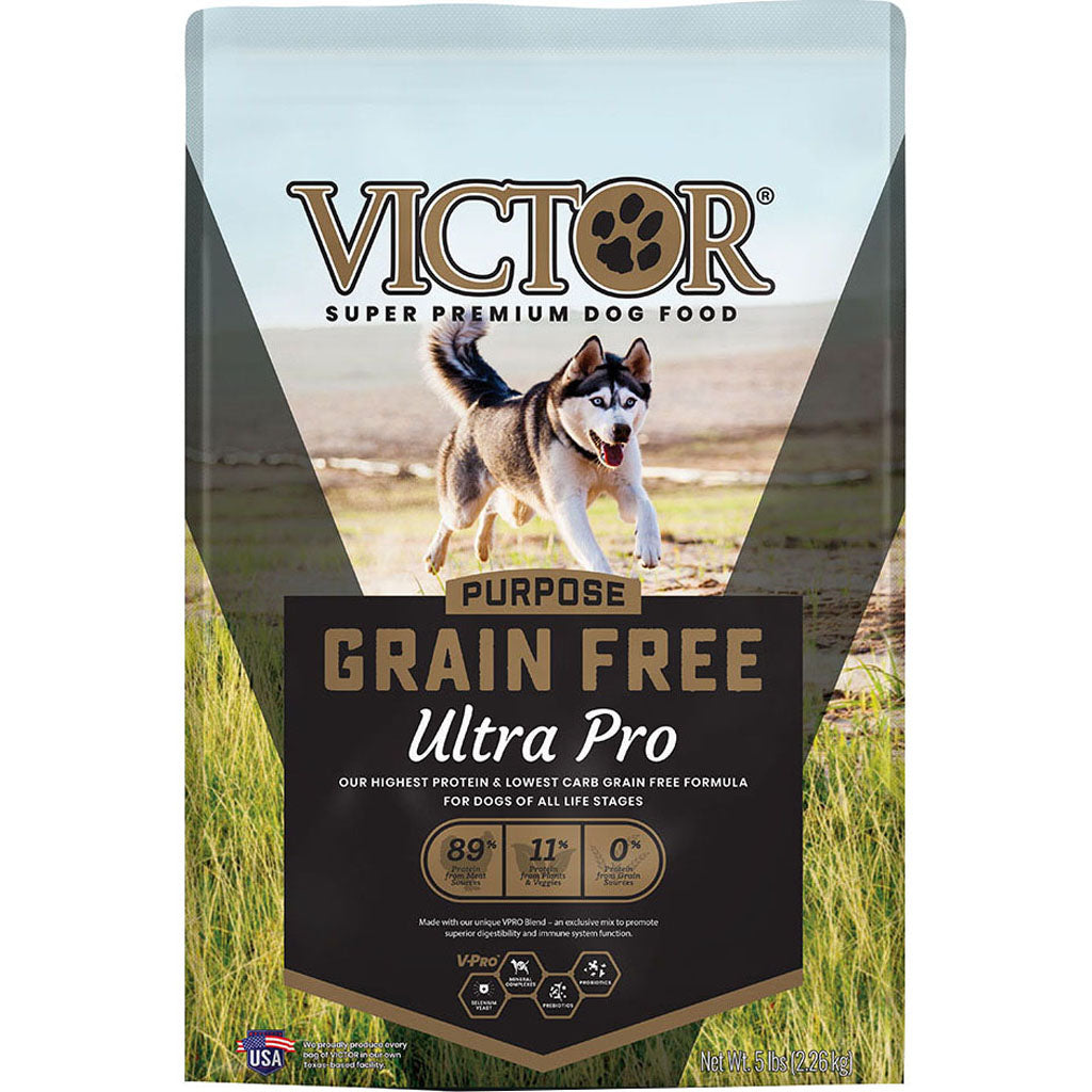 Purpose Grain Free Ultra Pro Dog Food (BF/CKN/PORK/FIS, 5 LB)