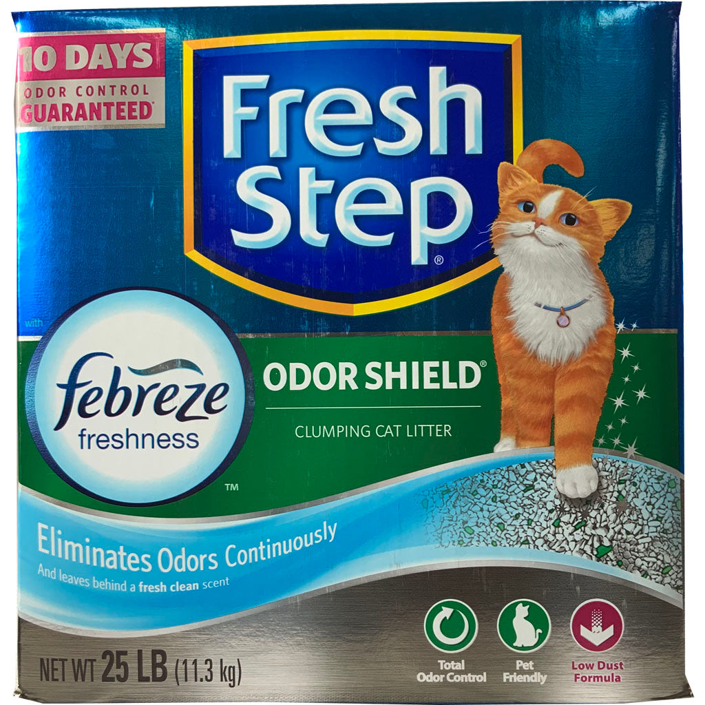 Fresh Step Odor Shield Clumping Litter W/Febreze (25 LB)
