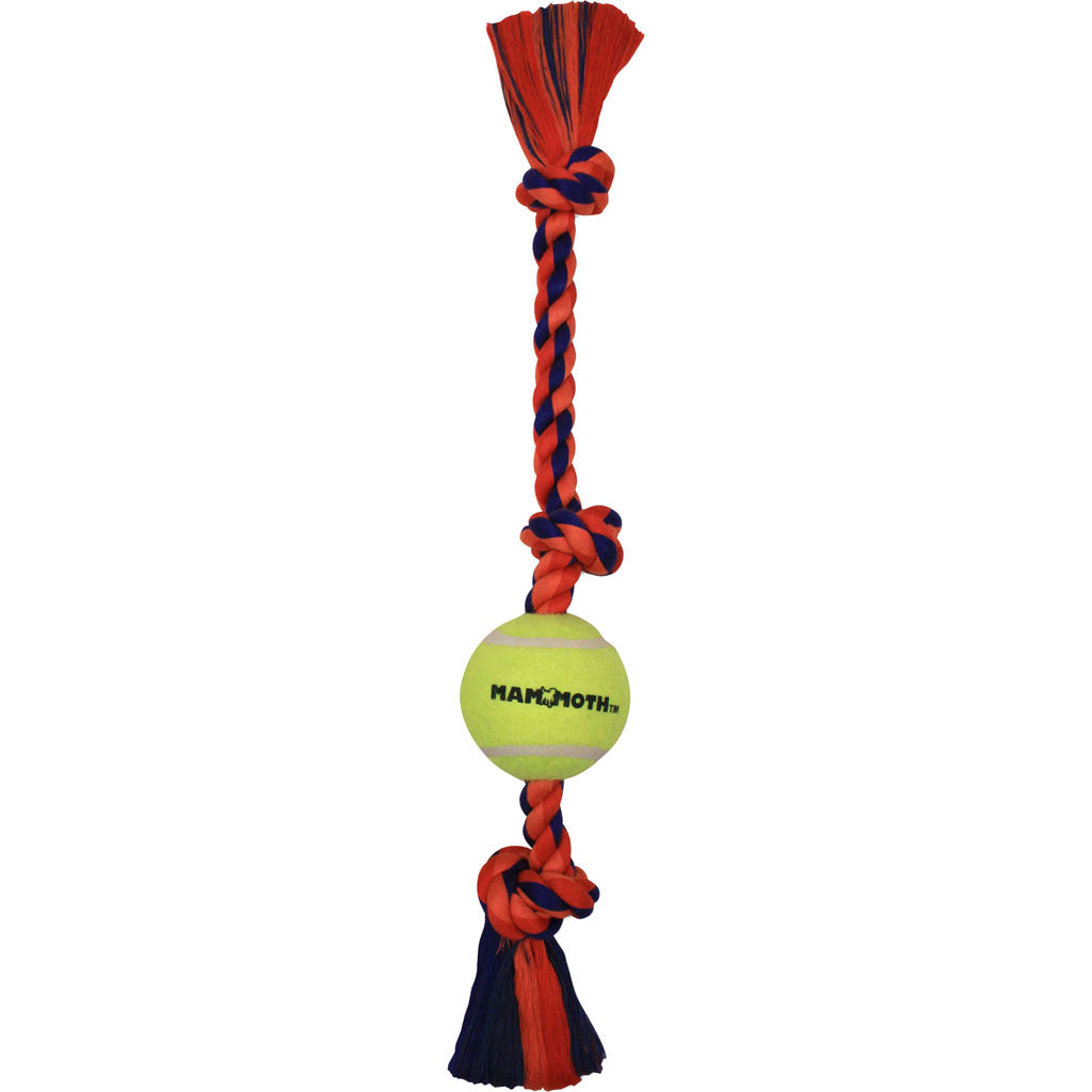 Mammoth Knot Tug W/Tennis Ball (MULTI, 20 IN)