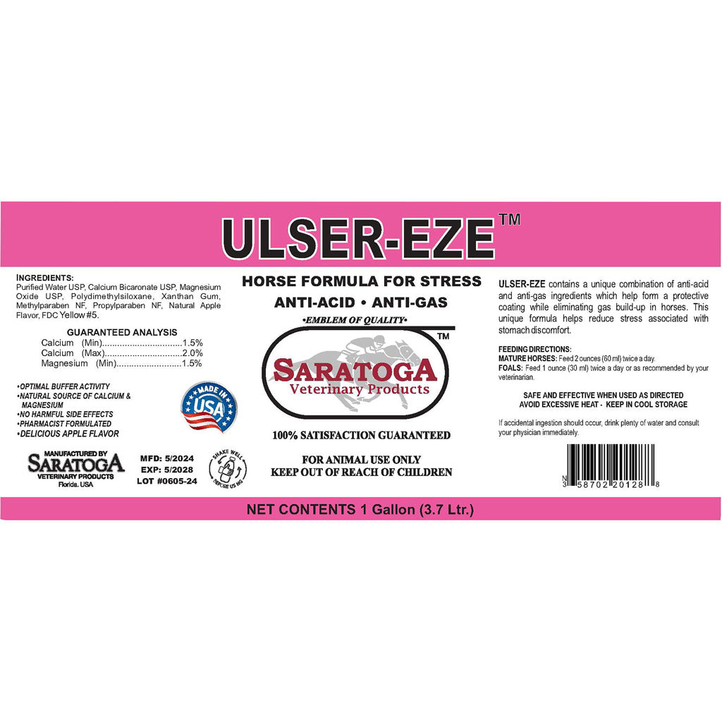 Saratoga Ulser-Eze For Horses (1 GAL)
