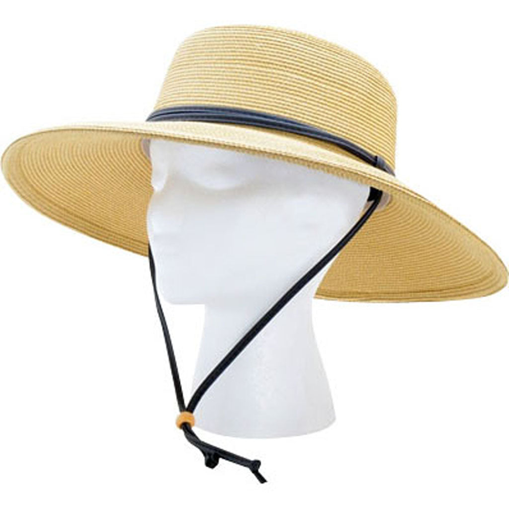 Sloggers Womens Braided Wide Brim Hat (LIGHT BROWN, O/S)