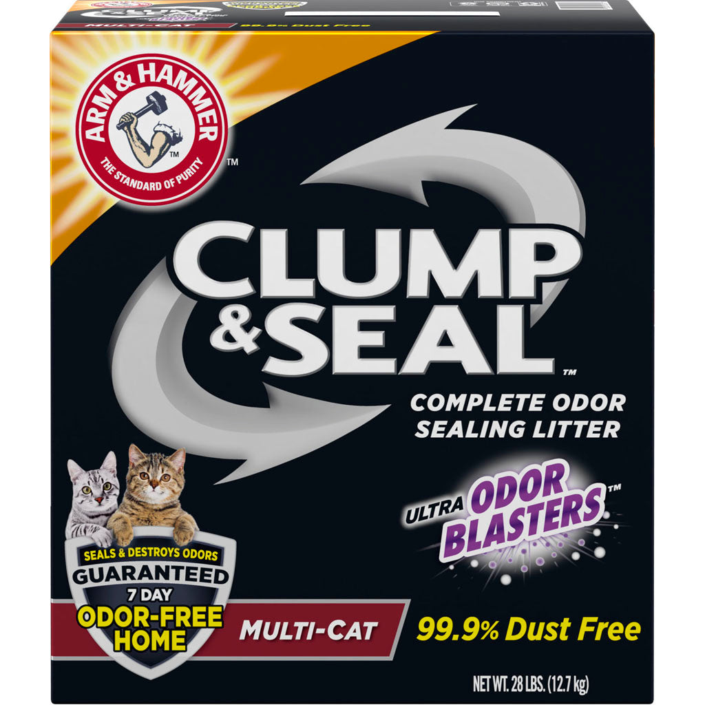 Arm & Hammer Clump & Seal Multi-Cat Litter (28 LB)